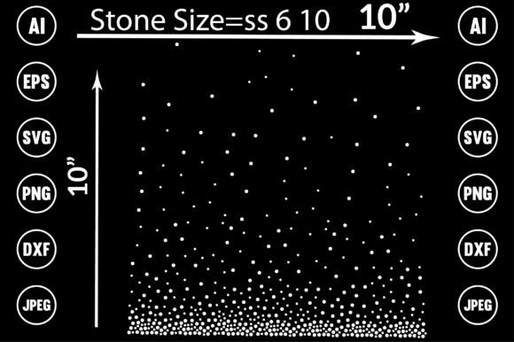 Download Scattered Pattern Rhinestone Design - Premium Resources