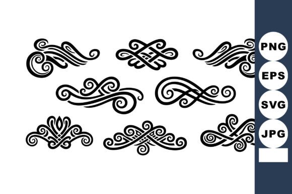 Download Ornamental Vintage Decorative Flourishes - Ornament Collection